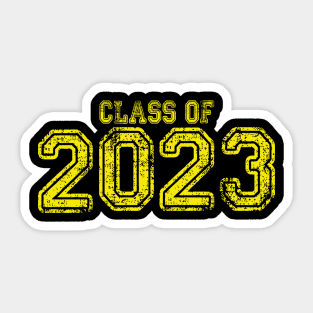 Varsity Yellow Class of 2023 Sticker